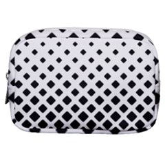 Square-background Make Up Pouch (small) by nate14shop