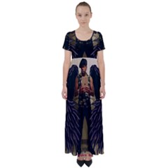 Screenshot 20220701-212826 Piccollage High Waist Short Sleeve Maxi Dress by MDLR