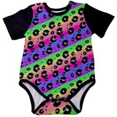 Rainbow Leopard Baby Short Sleeve Onesie Bodysuit by LemonadeandFireflies