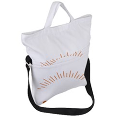 I Love Camping Fold Over Handle Tote Bag