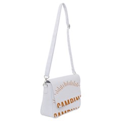 I Love Camping Shoulder Bag With Back Zipper by PFashionArt