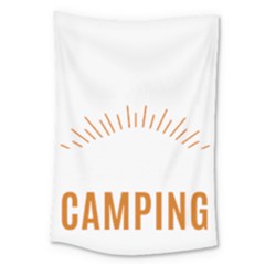 I Love Camping Large Tapestry by PFashionArt