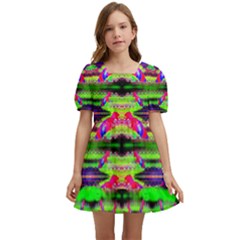 Lb Dino Kids  Short Sleeve Dolly Dress by Thespacecampers