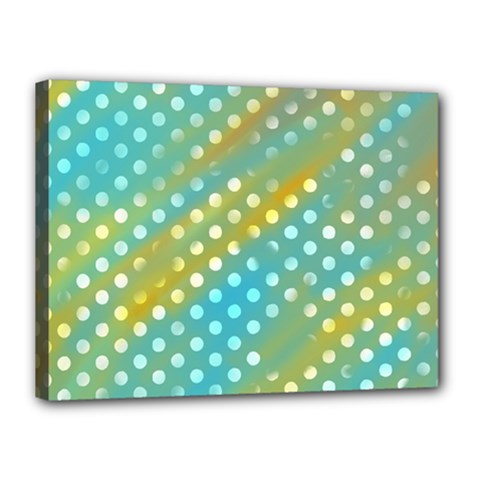 Abstract-polkadot 01 Canvas 16  X 12  (stretched) by nate14shop