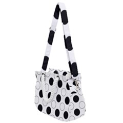 Abstract-polkadot 03 Rope Handles Shoulder Strap Bag by nate14shop