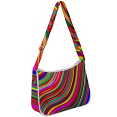 Abstract-calorfull Zip Up Shoulder Bag by nate14shop