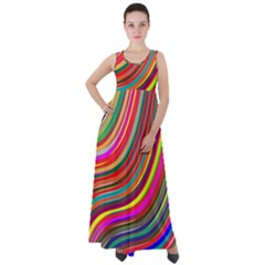 Abstract-calorfull Empire Waist Velour Maxi Dress by nate14shop