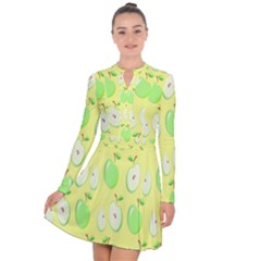 Apples Long Sleeve Panel Dress by nate14shop