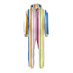 Stripes-lines-calorfull Hooded Jumpsuit (kids)