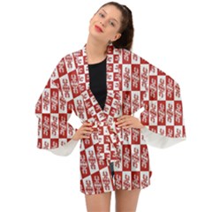 Snowflake  Long Sleeve Kimono by nate14shop