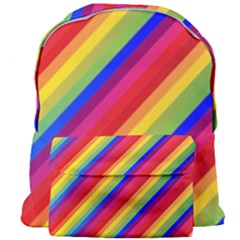 Rainbow-lines Giant Full Print Backpack by nate14shop