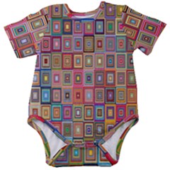 Retro Baby Short Sleeve Onesie Bodysuit by nate14shop