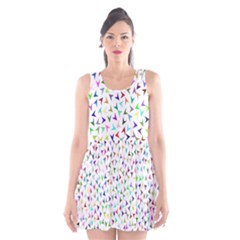 Pointer Scoop Neck Skater Dress by nate14shop