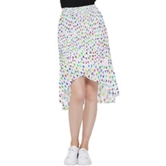 Pointer Frill Hi Low Chiffon Skirt by nate14shop