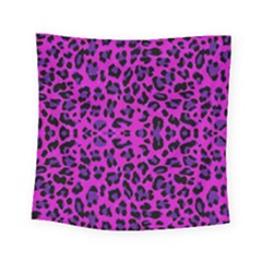Pattern-tiger-purple Square Tapestry (Small)