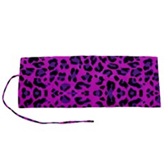 Pattern-tiger-purple Roll Up Canvas Pencil Holder (S)