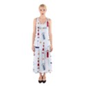 Nautical-ilustrasi Sleeveless Maxi Dress View1