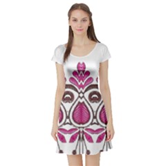 IM Fourth Dimension Colour 2 Short Sleeve Skater Dress