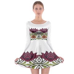 IM Fourth Dimension Colour 3 Long Sleeve Skater Dress