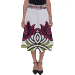 IM Fourth Dimension Colour 3 Perfect Length Midi Skirt