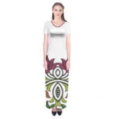 IM Fourth Dimension Colour 3 Short Sleeve Maxi Dress