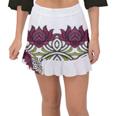 IM Fourth Dimension Colour 3 Fishtail Mini Chiffon Skirt