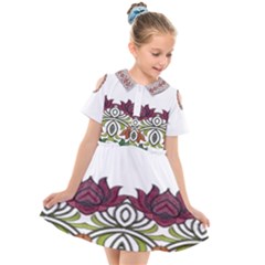 IM Fourth Dimension Colour 3 Kids  Short Sleeve Shirt Dress