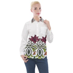 IM Fourth Dimension Colour 3 Women s Long Sleeve Pocket Shirt