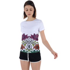 IM Fourth Dimension Colour 3 Back Circle Cutout Sports Tee