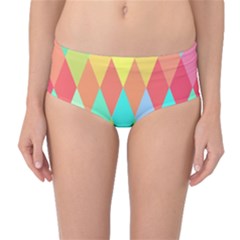 Low-poly Mid-waist Bikini Bottoms by nate14shop