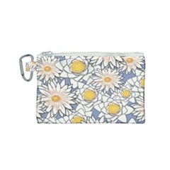 Flowers Canvas Cosmetic Bag (small) by nate14shop
