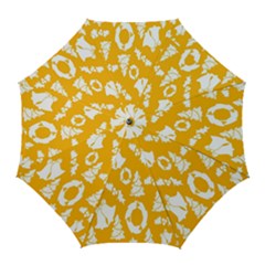 Backdrop-yellow-white Golf Umbrellas
