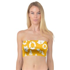 Backdrop-yellow-white Bandeau Top by nate14shop