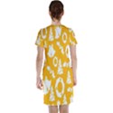 Backdrop-yellow-white Short Sleeve Nightdress View2