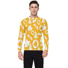 Backdrop-yellow-white Men s Long Sleeve Rash Guard