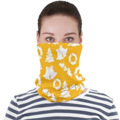 Backdrop-yellow-white Face Seamless Bandana (adult) by nate14shop