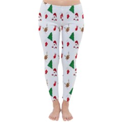 Christmas Tree,santa Classic Winter Leggings by nate14shop