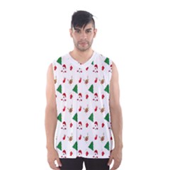 Christmas Tree,santa Men s Basketball Tank Top by nate14shop