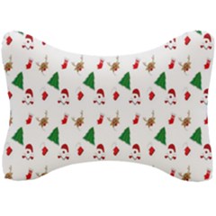 Christmas Tree,santa Seat Head Rest Cushion by nate14shop