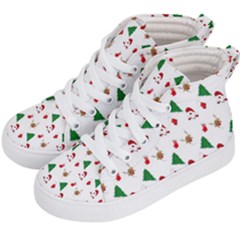 Christmas Tree,santa Kids  Hi-top Skate Sneakers by nate14shop