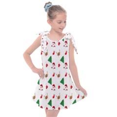 Christmas Tree,santa Kids  Tie Up Tunic Dress by nate14shop