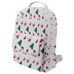 Christmas Tree,santa Flap Pocket Backpack (small) by nate14shop