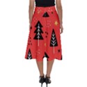 Christmas Tree,snow Star Perfect Length Midi Skirt View2