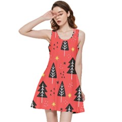 Christmas Tree,snow Star Inside Out Racerback Dress