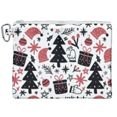 Christmas Tree-background-jawelry Bel,gift Canvas Cosmetic Bag (xxl) by nate14shop