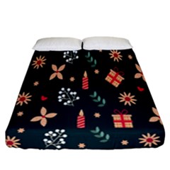 Christmas-birthday Gifts Fitted Sheet (california King Size) by nate14shop