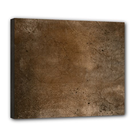 Background-wood Pattern Dark Deluxe Canvas 24  X 20  (stretched) by nate14shop