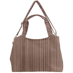 Background-wood Pattern Double Compartment Shoulder Bag by nate14shop