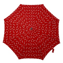 Christmas Pattern,love Red Hook Handle Umbrellas (large) by nate14shop