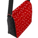 Christmas Pattern,love Red Flap Closure Messenger Bag (L) View2